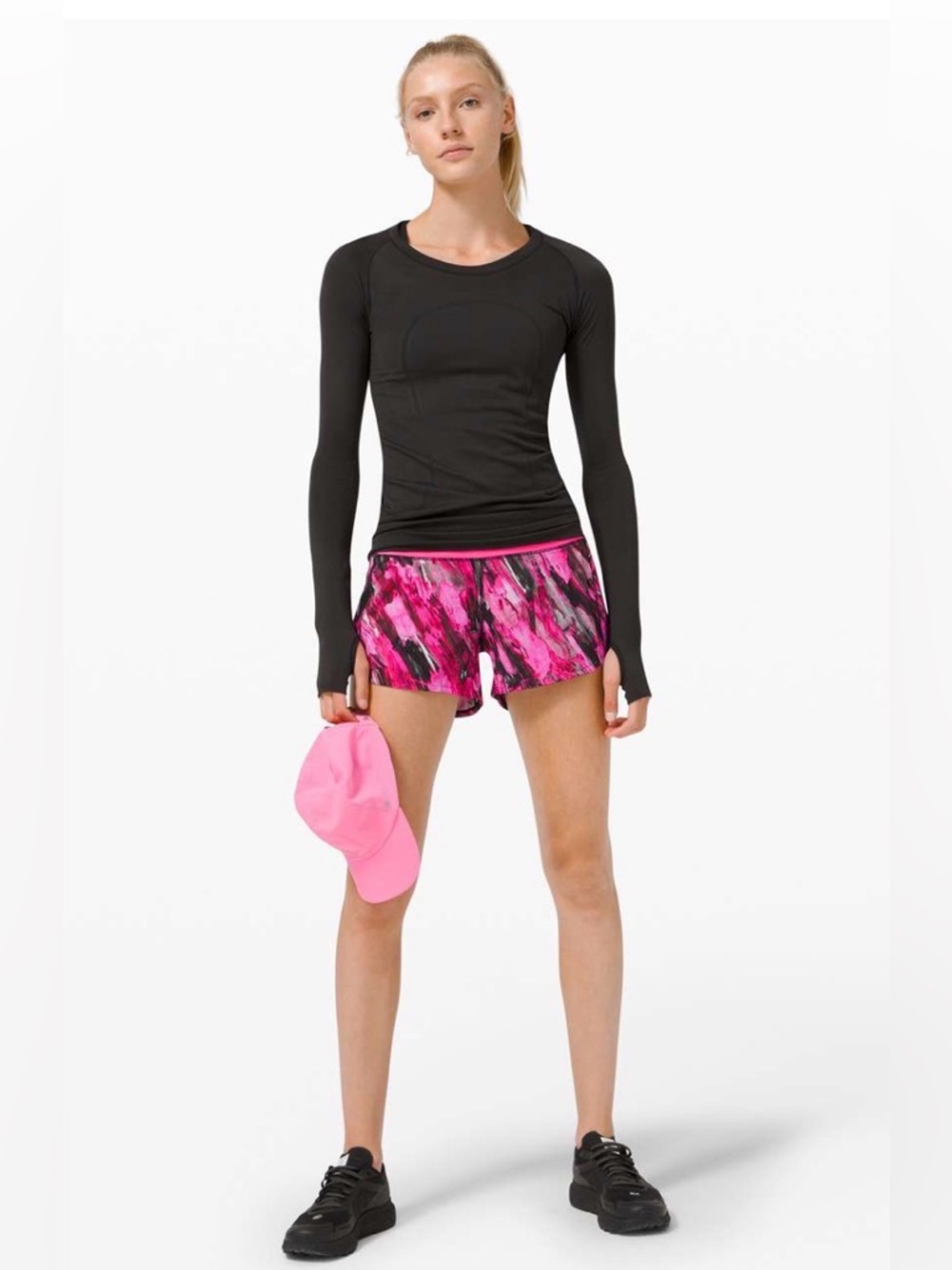 NWT Lululemon Speed Up Shorts Size 14 Mid-Rise 4” Inseam IRFM/PIHL - Picture 3 of 11